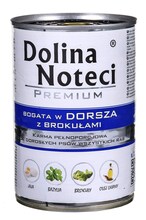 Konserv koertele Dolina Noteci Premium tursk brokoliga, 400 g