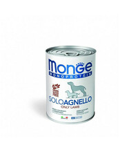 Märgtoit koertele Monge Monoprotein lambalihaga, 400 g