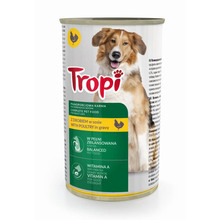 Konserv koertele Tropi kanatükkidega, 1250 g