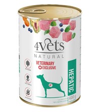 Märgtoit koertele 4VETS Natural Hepatic Dog, 400 g