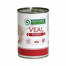 Konservtoit kutsikatele vasikalihaga NATURE'S PROTECTION, 400 g