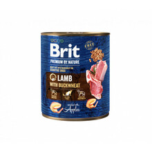 Konserv koertele Brit Premium by Nature Lamb with Buckwheat, 400 g