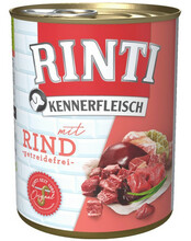 Konserv koertele Rinti Kennerfleisch Beef, veiseliha, 800 g