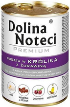 Konserv koertele Dolina Noteci Premium küüliku ja jõhvikaga, 400 g