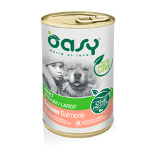 Konserv koertele Oasy Adult Medium & Large Salmon lõhega, 400 g