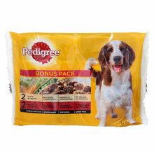 Konserv koertele Pedigree Adult, 4 x 100 g