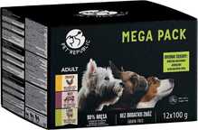Märgtoit koertele Pet Republic MIX 3 maitset, 12 x 100 g
