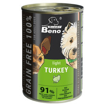 Märgtoit koertele Certech Super Beno Light Turkey, 415 g