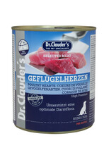 Konserv koertele Dr. Clauder's Poultry Hearts kanasüdametega, 800 g