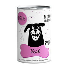 Konserv koertele Paka Zwierzak PEPE Mono Protein vasikaliha, 400 g