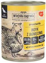 Märgtoit koertele Wiejska Zagroda kalkuni ja lambalihaga, 800 g