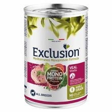 Konserv koertele Exclusion Mediterraneo vasikalihaga, 400 g