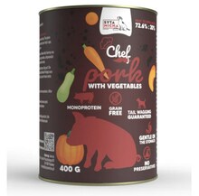 Konserv koertele Syta Micha Chef Pork with Vegetables, 400 g