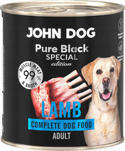 Märgtoit koertele John Dog Pure Black Special Edition Lamb, 800 g