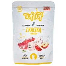 Märgtoit koertele Tuftuf pardiliha ja õunaga, 100 g