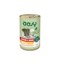 Konserv vanematele koertele Oasy Mature & Senior Chicken kanaga, 400 g