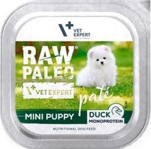 Märgtoit koertele VetExpert Raw Paleo Mini Puppy Duck Paste, 150 g