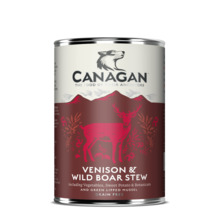 Konserv koertele Canagan Venison & Wild Boar Stew hirve- ja metssealihaga, 400 g