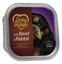 Konserv koertele Lovely Hunter veise- ja jäneselihaga, 150 g