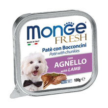 Koeratoit pasteet Monge Fresh lambalihaga, 100 g