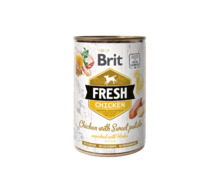 Konserv koertele Brit Fresh Chicken & Sweet Potato, 400 g