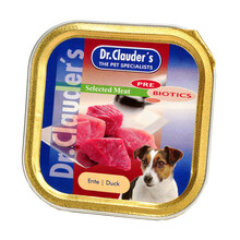 Konserv koertele Dr. Clauder's Duck pardiga, 100 g