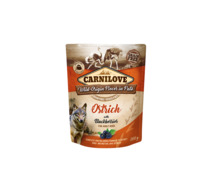 Pasteet koertele Carnilove Pate Ostrich with Blackberries, 300 g