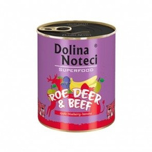 Konserv koertele Dolina Noteci Premium Superfood hirve- ja veiselihaga, 800 g