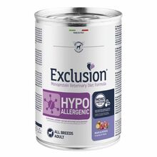 Konserv koertele Exclusion Hypoallergenic metssiga ja kartul, 400 g