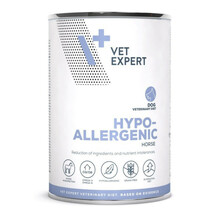 Märgtoit koertele VetExpert Hypoallergenic Horse, 400 g