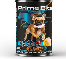 Konserv koertele Game Dog Prime Bite Monoprotein Turkey with Pumpkin, 400 g