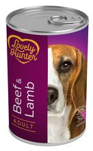 Konserv koertele Lovely Hunter veise- ja lambalihaga, 400 g