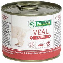 Konserv kutsikatele vasikalihaga NATURE'S PROTECTION, 200 g