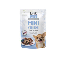 Konserv koertele Brit Care Mini Venison fillets in gravy, 85 g
