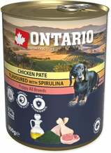 Märgtoit koertele Ontario Chicken Pate spirulinaga, 800 g