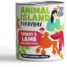 Märg koeratoit Animal Island Everyday kalkuni ja lambalihaga, 800 g