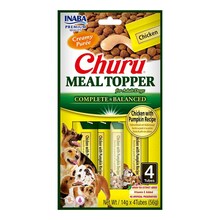Maius koertele Inaba Churu Meal Topper kana ja kõrvitsaga, 4x14 g