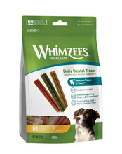 Maiustus koertele Whimzees Week Pack Stix M, 7 tk