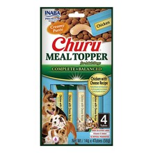 Inaba Churu Meal Topper kana ja juustuga, maiustus koertele, 4x14 g