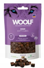 Maiused koertele Woolf Deer Soft Cubes, 100 g