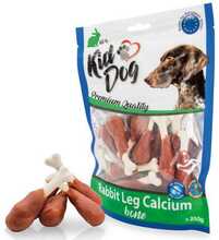 Maiustus koertele Kiddog Bone reieluu küülikuliha ja kaltsiumiga, 250 g