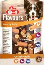 Maiustus koertele 8in1 Flavours Crunchy Rolls, 85 g