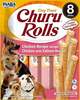 Inaba Churu Rolls kana ja lõhega, maiustus koertele, 8x12g