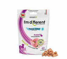 Külmkuivatatud jäneseliha maiused koertele ja kassidele I'm Different, 40 g