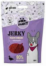 Maiustus koertele Mr. Bandit Jerky pardifilee, 80 g