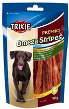 Maiustus koertele Trixie Premio Omega Stripes kanaga, 100 g