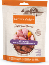 Maiused koertele Nature's Variety Superfood Snacks kalkuniga, 85 g