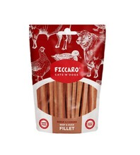 Maiuspalad koertele ja kassidele Ficcaro veise- ja pardifilee, 100 g