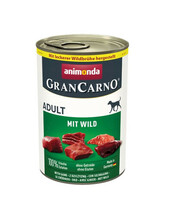 Animonda GranCarno Adult märgtoit koertele ulukilihaga, 400g