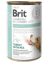 Brit Veterinary Diet Struvite kalkuniga ja hernestega, 400 g